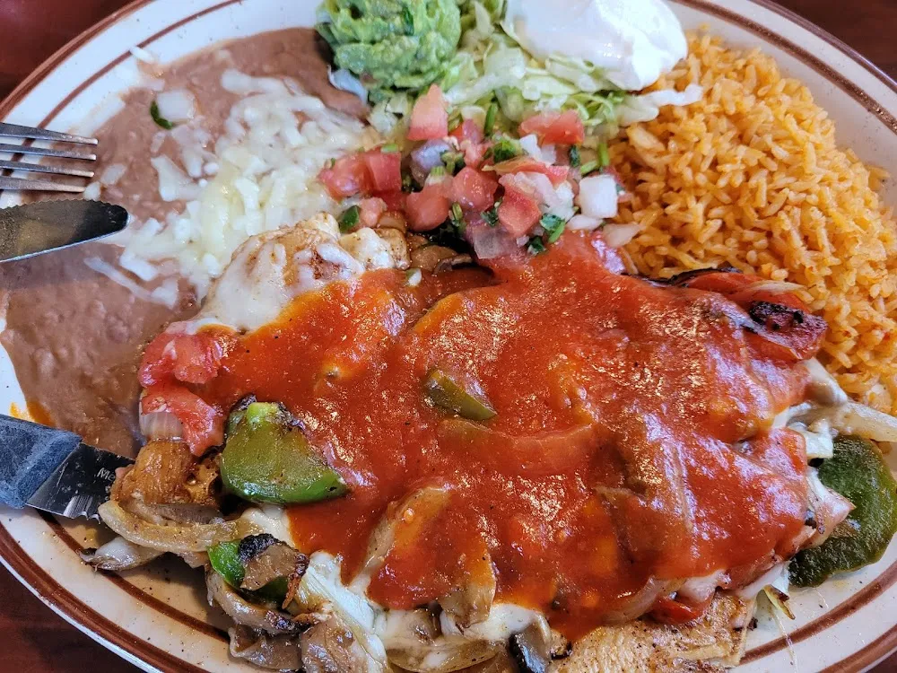 Cheese & Spinach Enchiladas